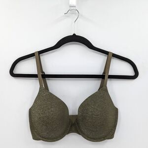 Victoria's Secret Bra Women's 32DD Heather Green Uplift Semi Demi